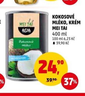 KOKOSOVÉ MLÉKO, KRÉM MEI TAI