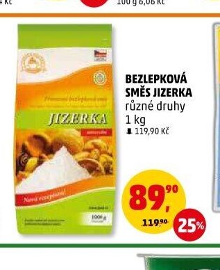 BEZLEPKOVÁ SMĚS JIZERKA