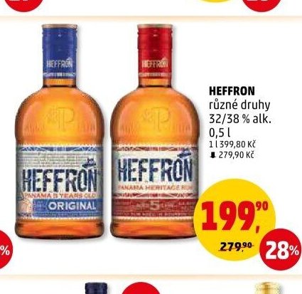 Heffron různé druhy