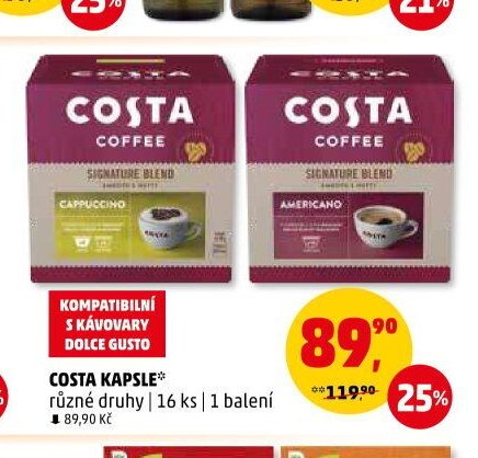 Costa Coffee kapsle