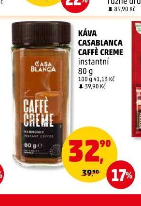 Káva Casablanca Caffé Creme