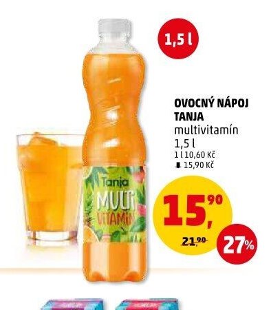OVOCNÝ NÁPOJ TANJA multivitamin