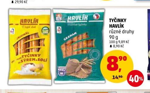 TYČINKY HAVLÍK