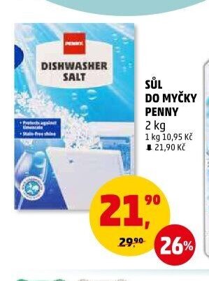 SŮL DO MYČKY PENNY 2 kg
