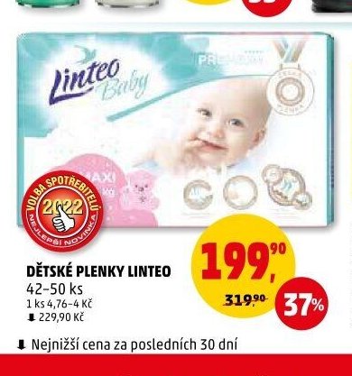 DĚTSKÉ PLENKY LINTEO 42-50 ks