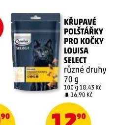 Křupavé polštářky pro kočky Louisa Select