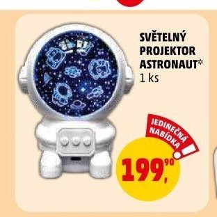 Světelný projektor astronaut