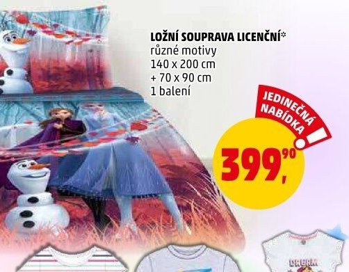 LOŽNÍ SOUPRAVA LICENČNÍ