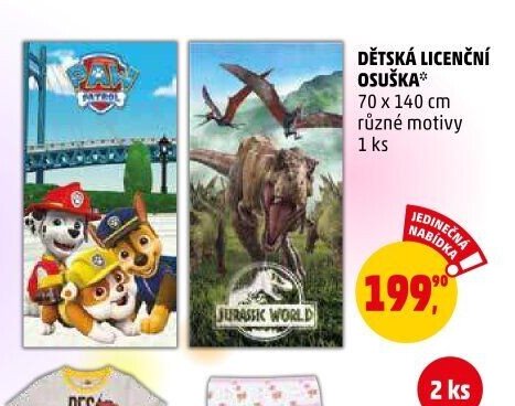 DĚTSKÁ LICENČNÍ OSUŠKA