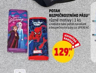 Potah bezpečnostního pásu