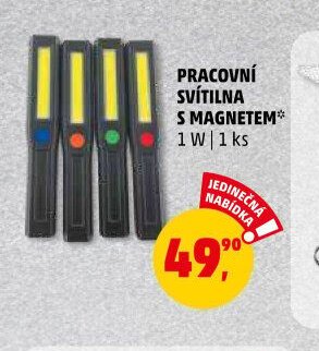Pracovní svítilna s magnetem