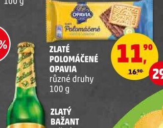 ZLATÉ POLOMÁČENÉ OPAVIA různé druhy 100 g