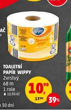 TOALETNÍ PAPÍR WIPPY 2vrstvý 68 m 1 role