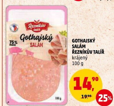 Salám Gothaj Řezníkův talíř