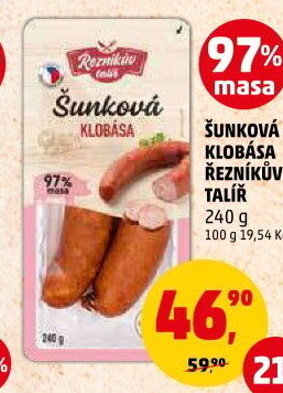 Šunková klobása Řezníkův talíř