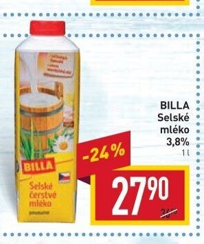 BILLA Selské mléko
