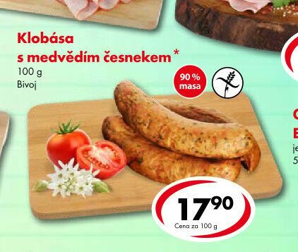 Klobása s medvědím česnekem
