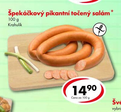 Špekáčkový pikantní točený salám
