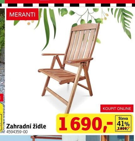 Zahradní židle - ASKO akcniletaky.com