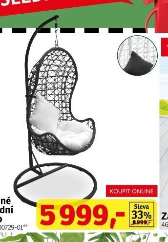 Závěsné zahradní křeslo - ASKO akcniletaky.com