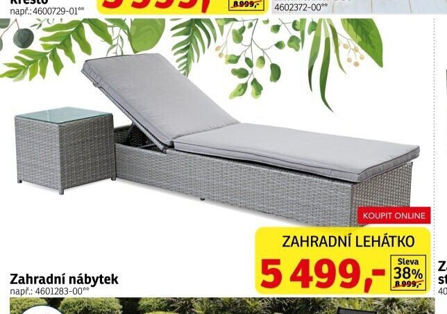 Zahradní lehátko - ASKO akcniletaky.com