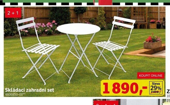 Skládací zahradní set - ASKO akcniletaky.com
