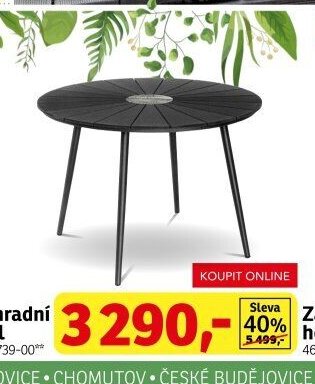 Zahradní stůl - ASKO akcniletaky.com