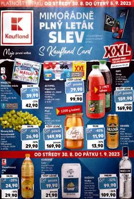 akční leták Kaufland 30.8.2023-5.9.2023