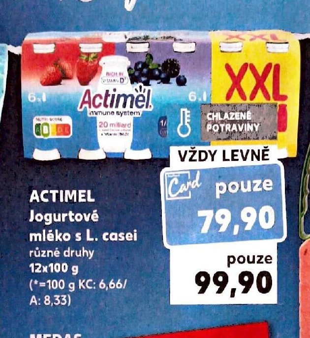 Actimel Jogurtové mléko