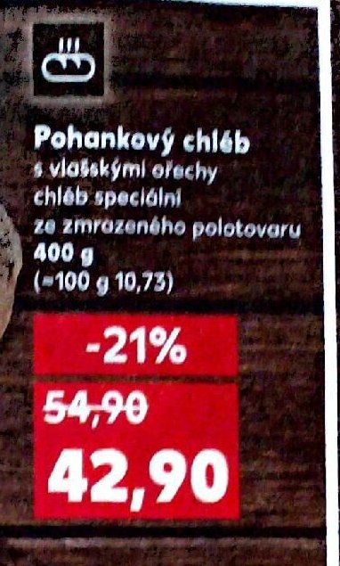 Pohankový chléb s vlašskými ořechy