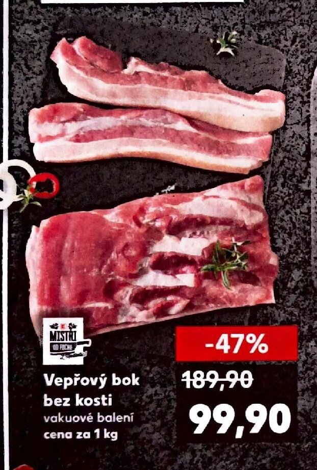 Vepřový bok bez kosti