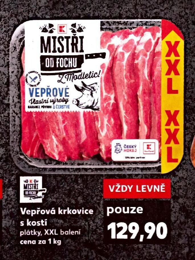 Vepřová krkovice s kostí