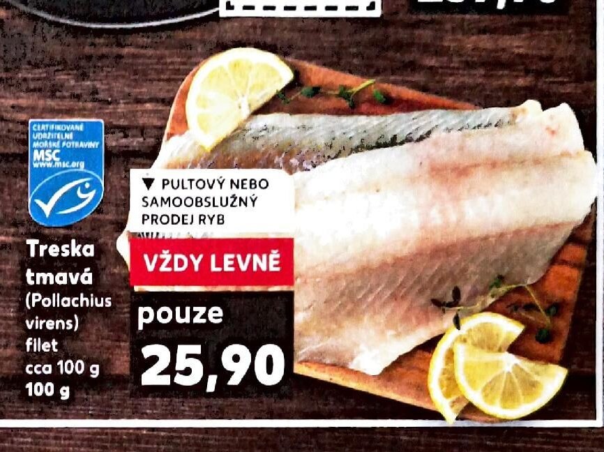 Treska tmavá filet