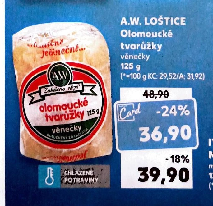 A.W. Loštice Olomoucké tvarůžky
