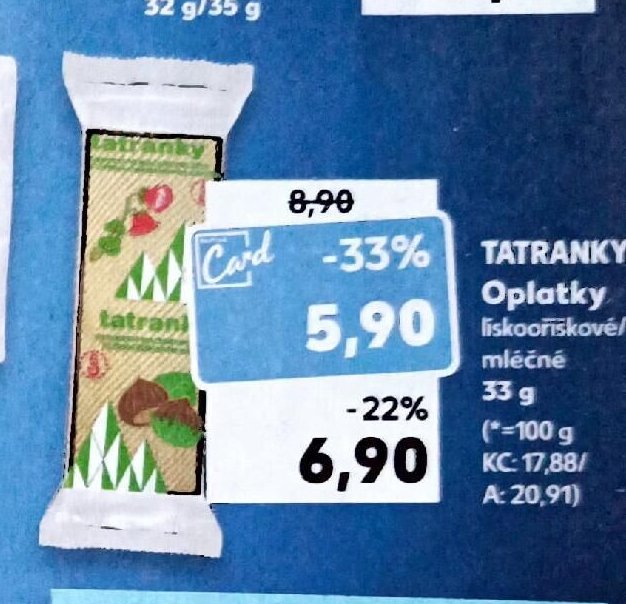 Tatranky oplatky
