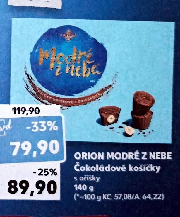 Orion Modré z nebe