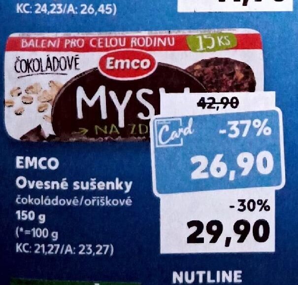 Emco Ovesné sušenky