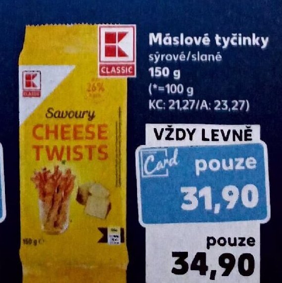 Savoury Cheese Twists