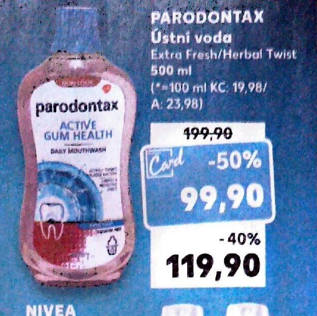Parodontax Ústní voda