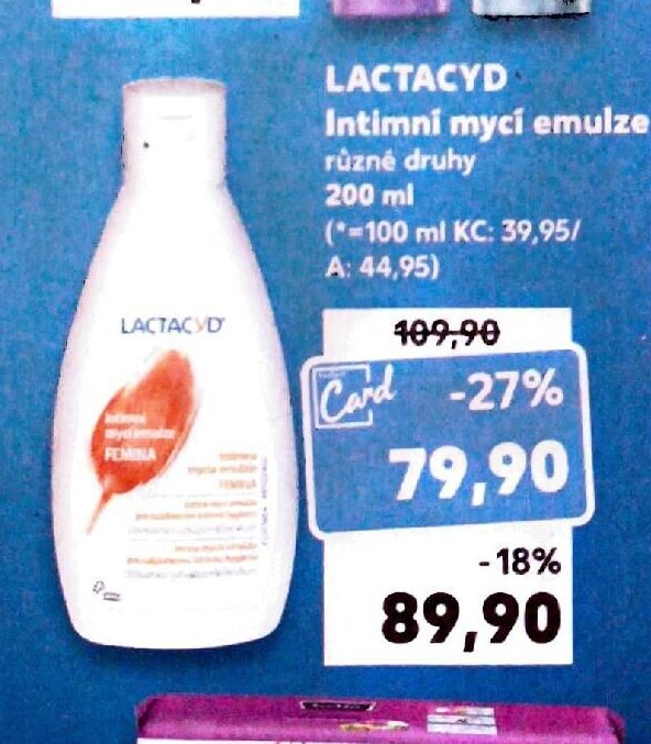 Lactacyd Intimní mycí emulze