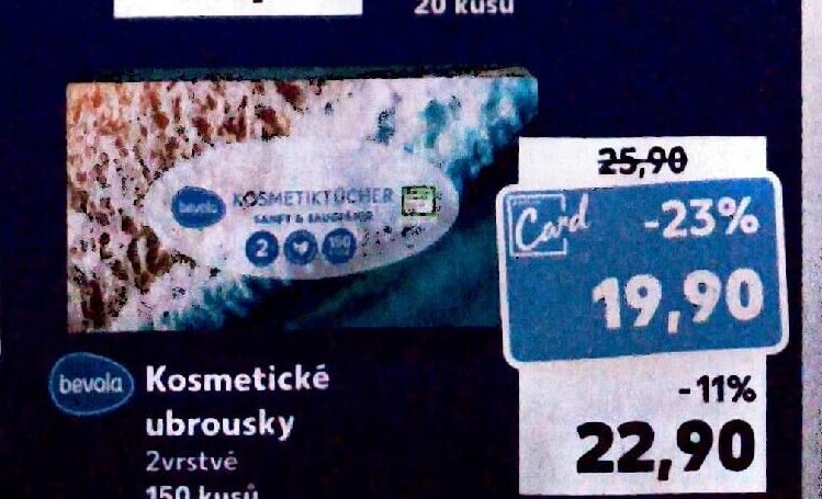 Bevola Kosmetické ubrousky