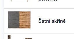 Šatní skříně