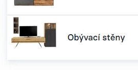Obývací stěny