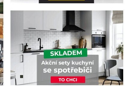 Akční sety kuchyní se spotřebiči