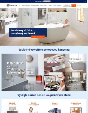 akční leták KOUPELNY Ptáček 29.8.2023-4.9.2023