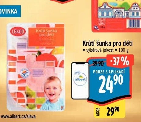 Krůtí šunka pro děti