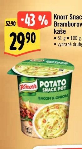 Knorr Snack Bramborová kaše