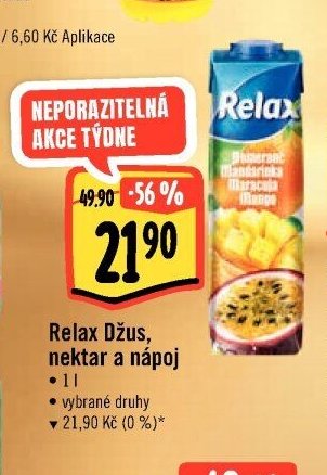 Relax Džus, nektar a nápoj