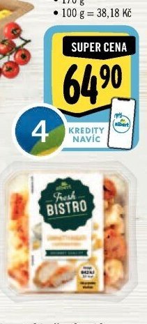 Cornetti rigati s kuřetem Gyros