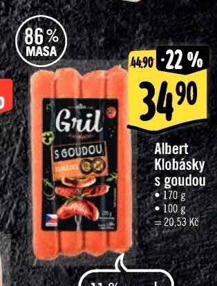 Albert Klobásky s goudou